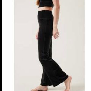 Athleta Elation Velvet Flare Pant